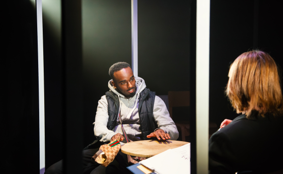 Sharmarke Elmi och Karin Foladi