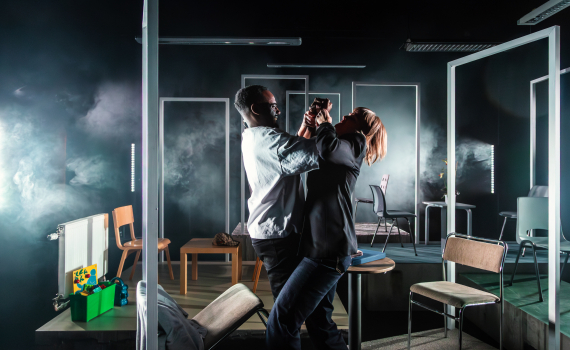 Sharmarke Elmi och Karin Foladi