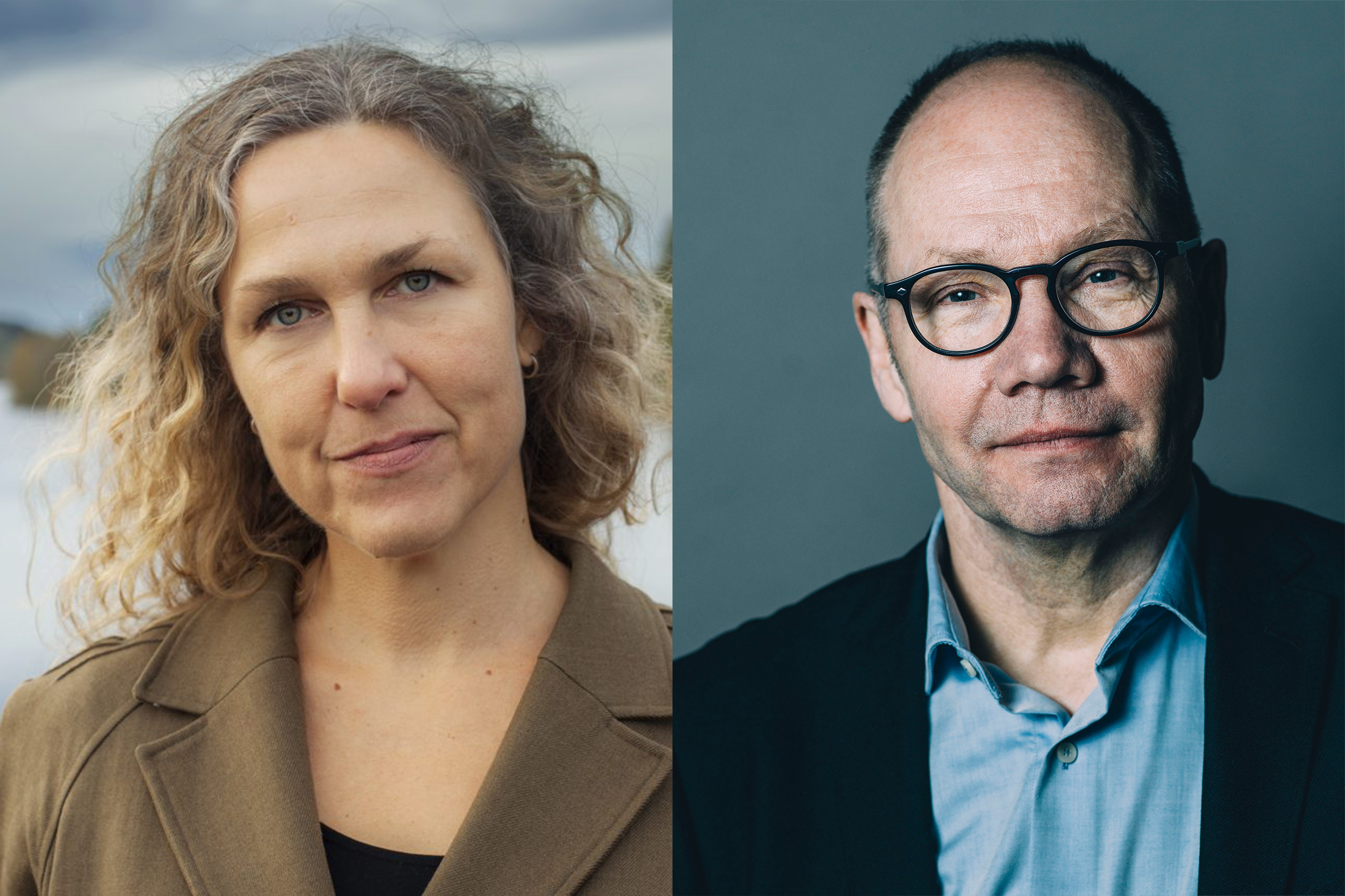 Författarna Marit Kapla och Peter Englund.
