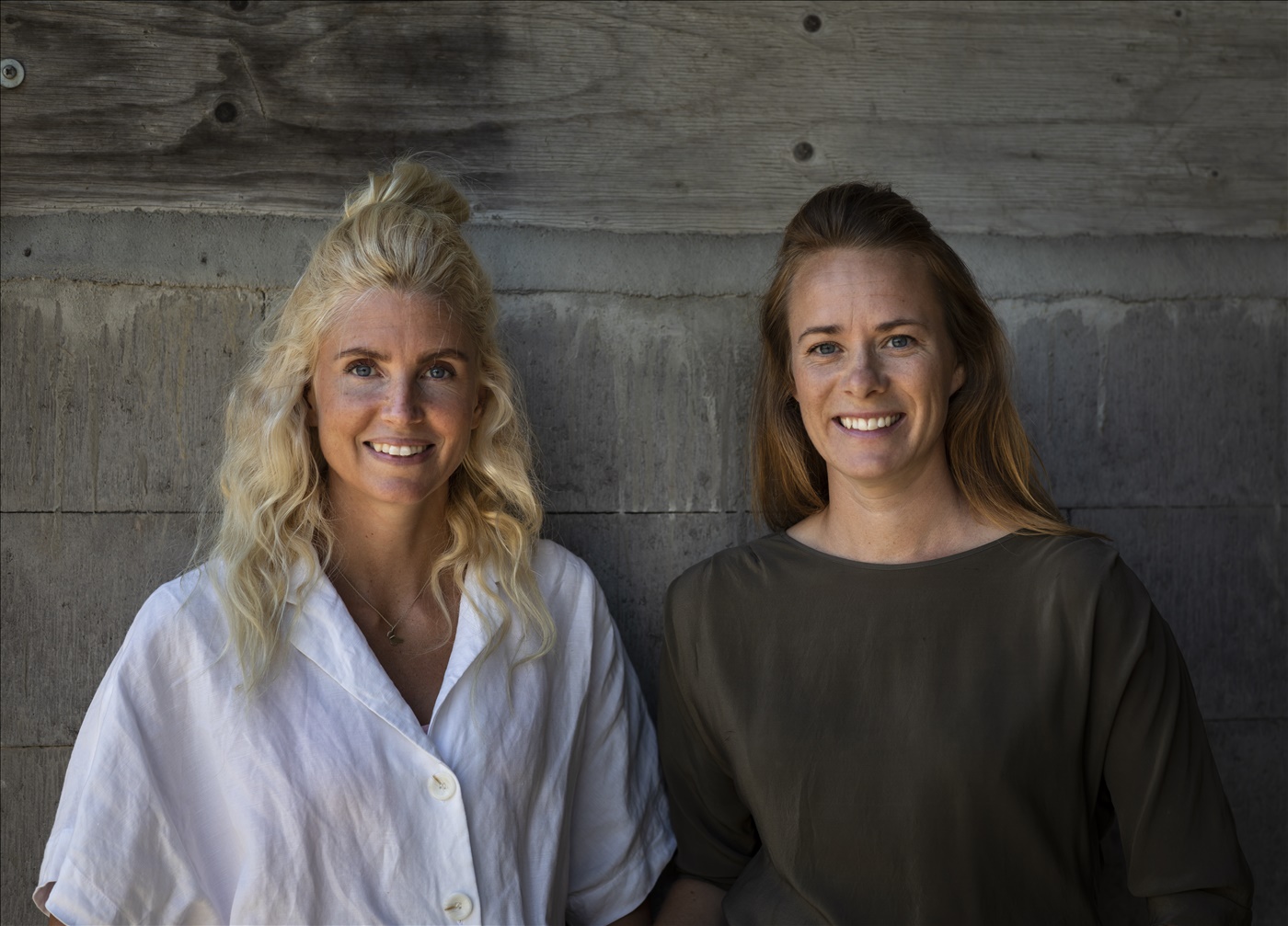 Johanna Andersson och Caroline Wilbois
