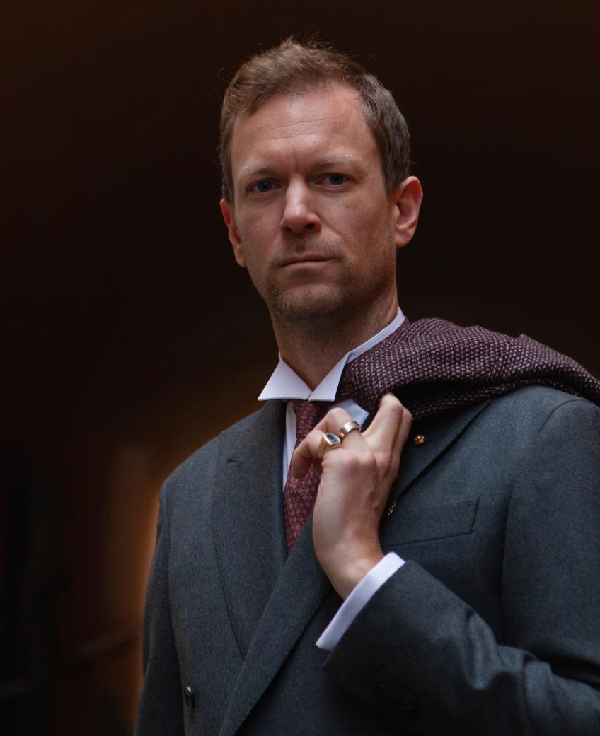 Porträttfoto på författaren Niklas Natt och Dag. 