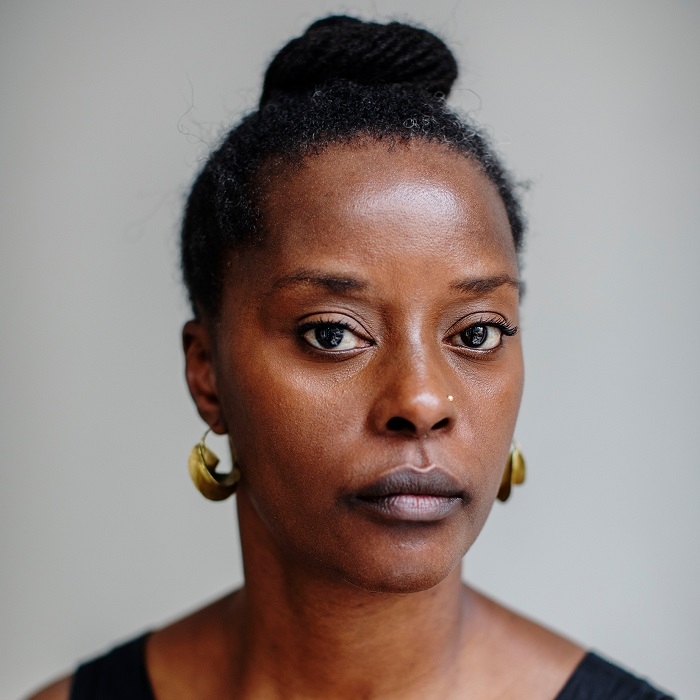 Konstnären Marcia Harvey Isaksson. 