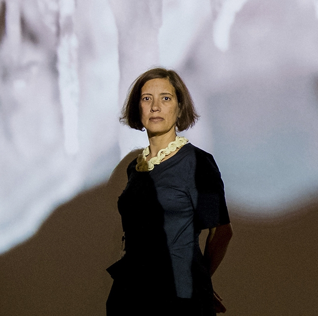 Konstnären Michelle Eistrup. 