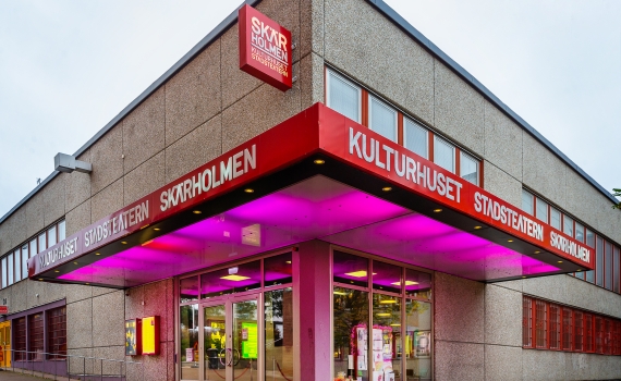 Fasad i Skärholmen.