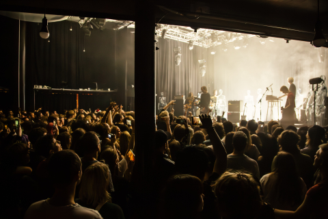 Foto på konsertpublik
