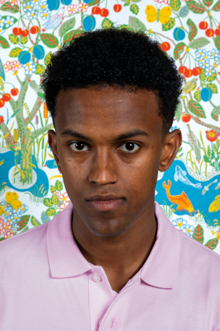 Porträtt av Yohannes Frezgi