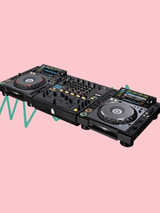 Ett mixerbord för DJ:s. 