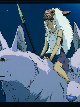 En krigarprinsessa rider på vargar